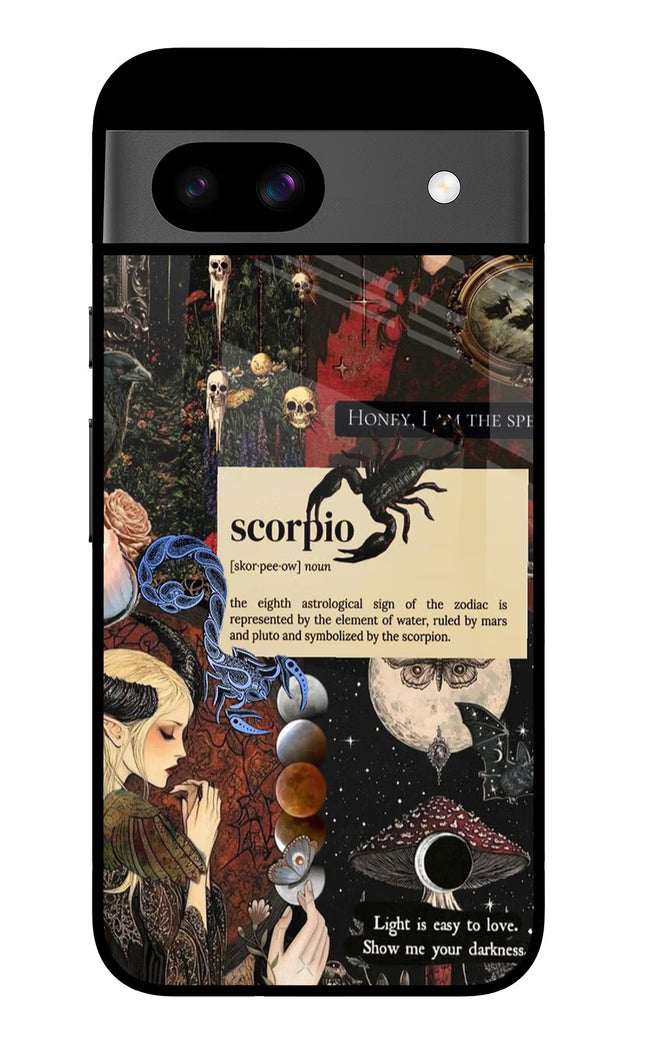 Scorpio Zodiac Google Pixel 8A Glass Case