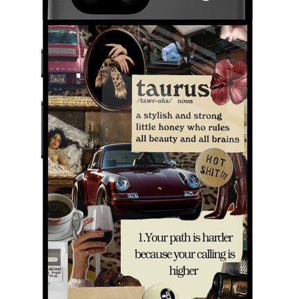 Taurus Zodiac Google Pixel 8A Glass Case