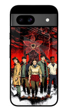Ordinary Things Characters Google Pixel 8A Glass Case