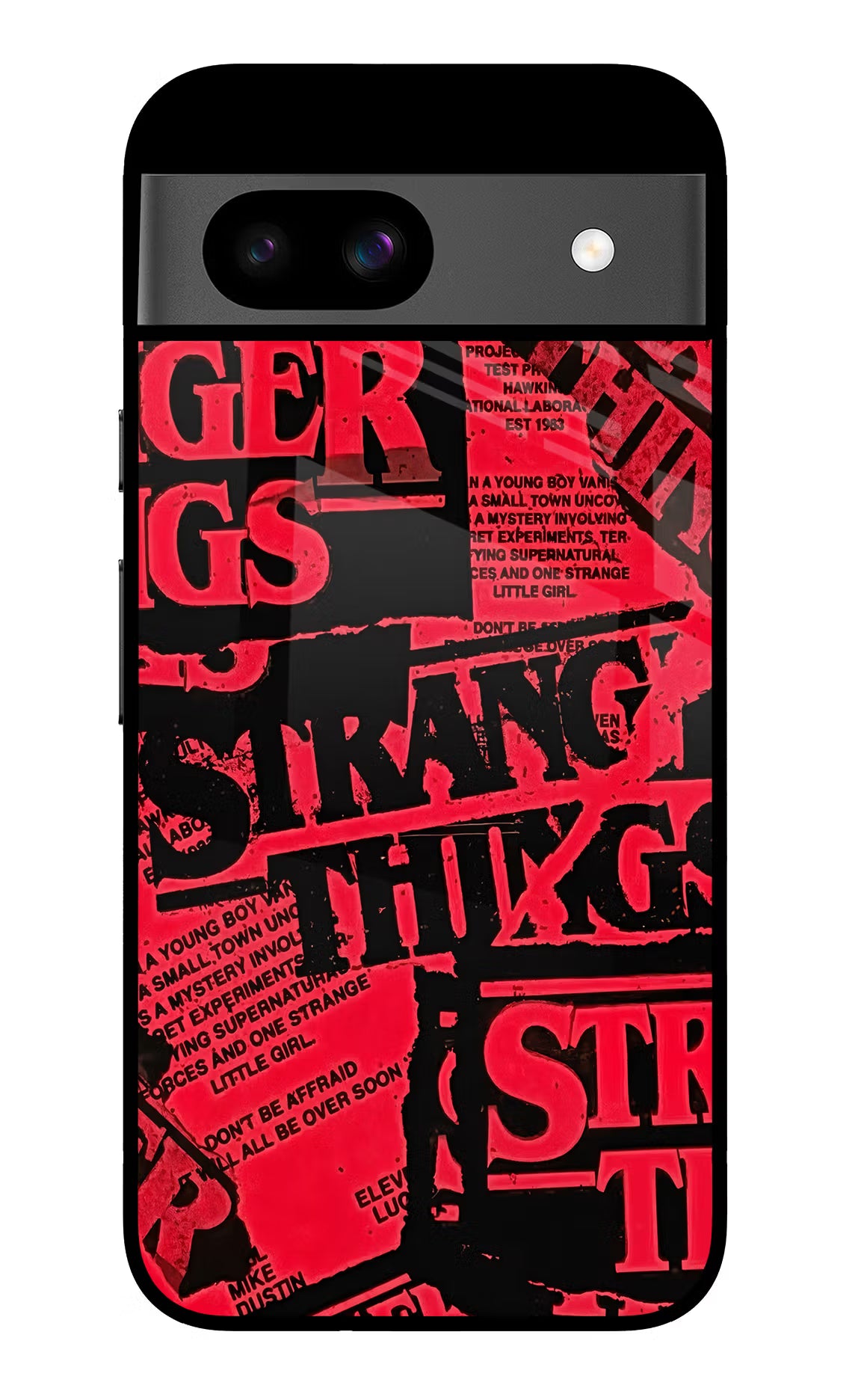 Ordinary Things Google Pixel 8A Glass Case Back Cover by Casekaro