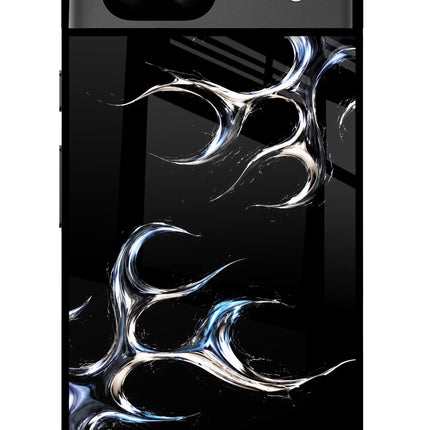 Chrome Tribal Google Pixel 8A Glass Case