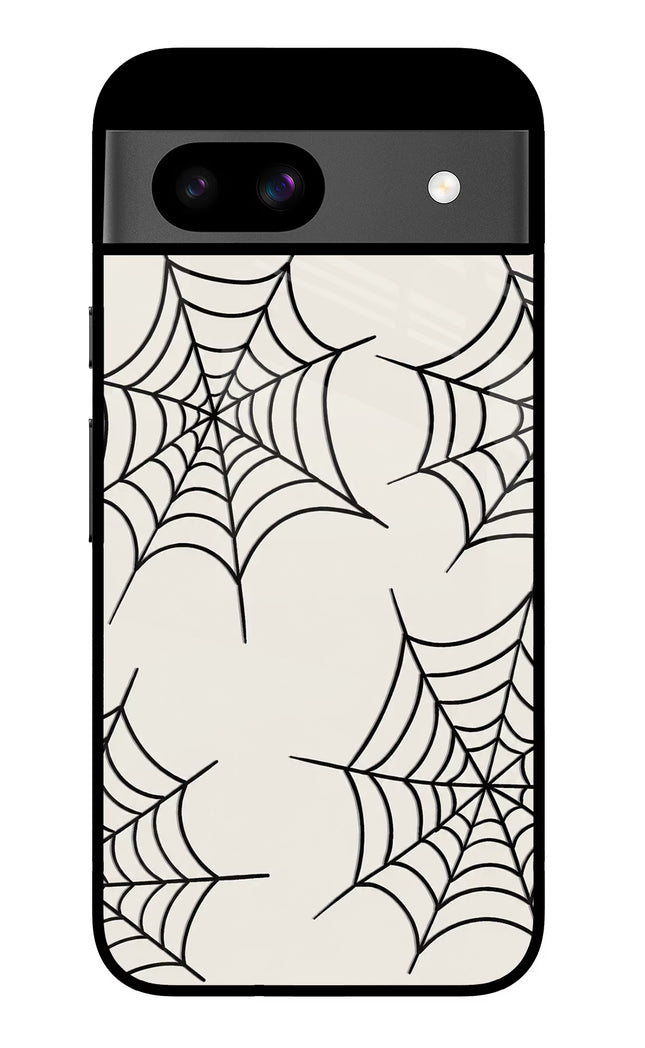 Spider Web Google Pixel 8A Glass Case