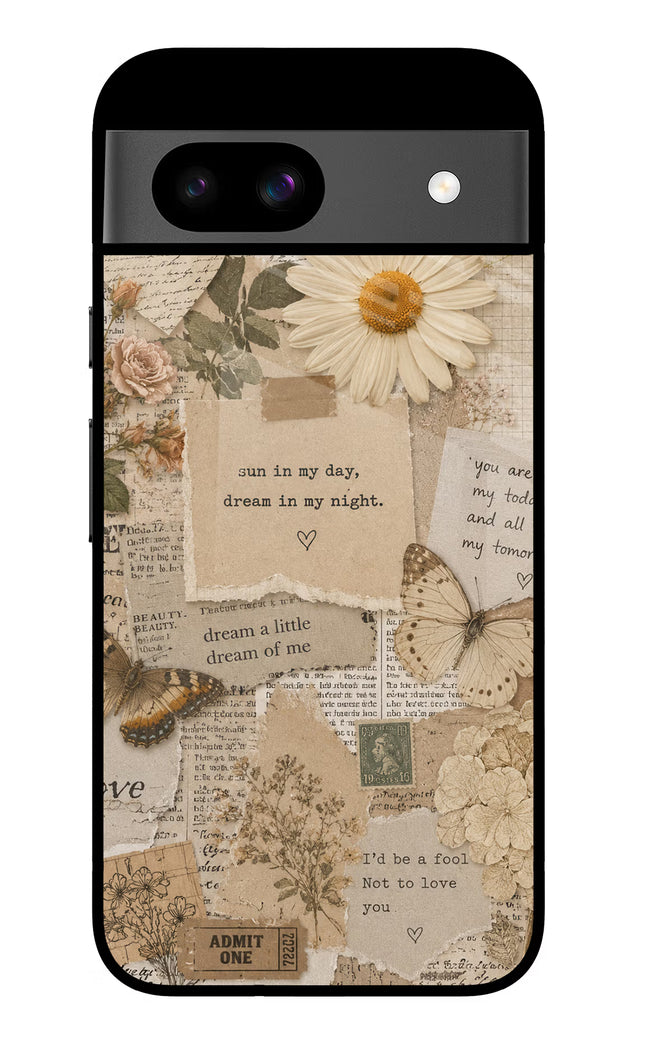 Vintage case Google Pixel 8A Glass Case