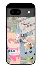 Studio Ghibli Google Pixel 8A Glass Case
