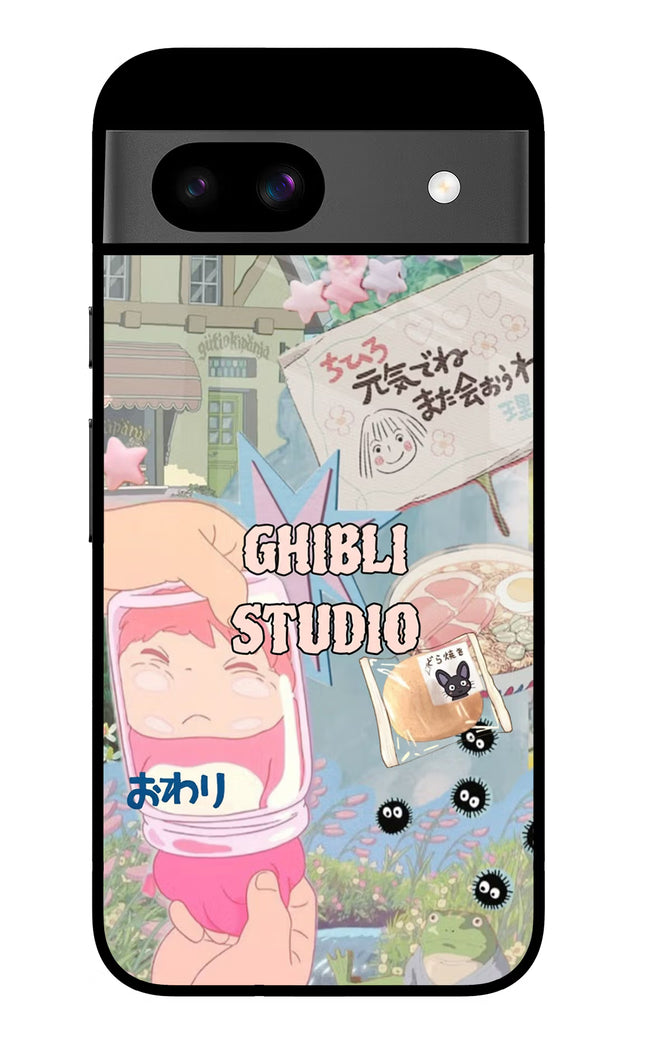 Studio Ghibli Google Pixel 8A Glass Case