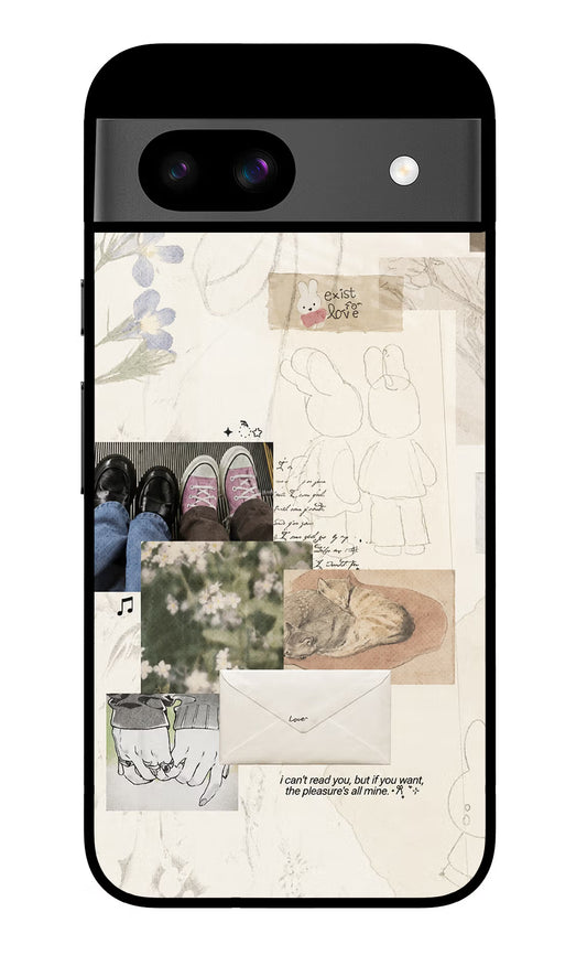 Soft Aesthetic Google Pixel 8A Glass Case