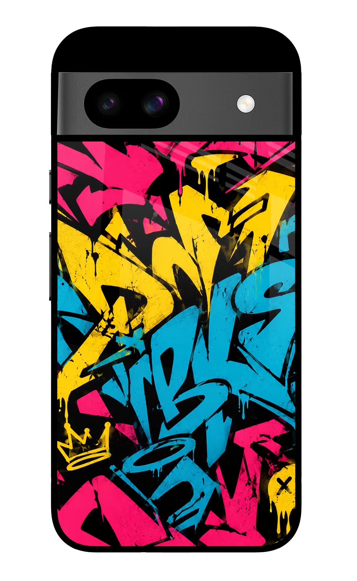 Graffiti Vibe Google Pixel 8A Glass Case
