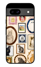 Mirror Cats Google Pixel 8A Glass Case