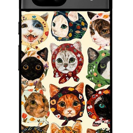 Cool Cat Google Pixel 8A Glass Case