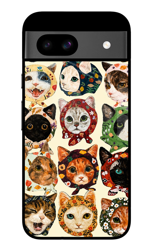 Cool Cat Google Pixel 8A Glass Case