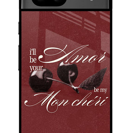 Velvet Cherry Google Pixel 8A Glass Case