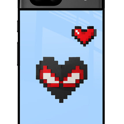 Peter Heart Google Pixel 8A Glass Case