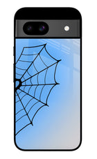 Blue Web Google Pixel 8A Glass Case