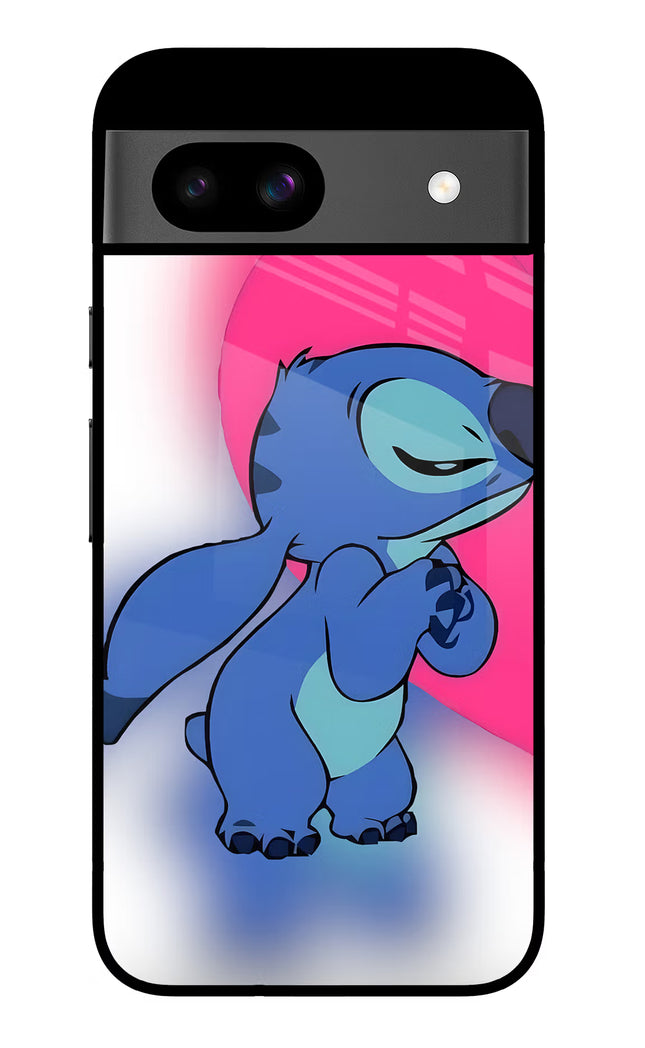 Stitch Hug Google Pixel 8A Glass Case