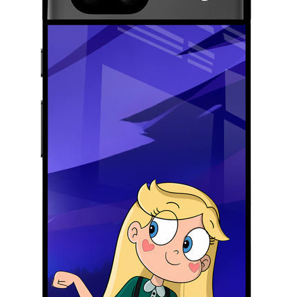 Star Glow Google Pixel 8A Glass Case