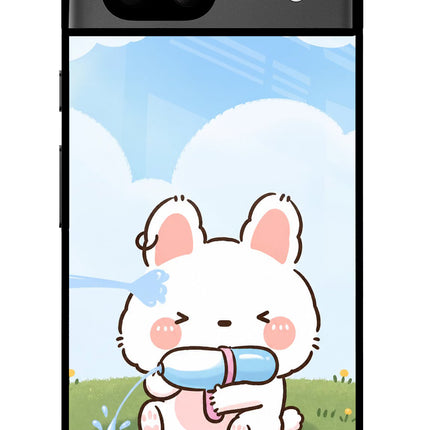 Bunny Treat Google Pixel 8A Glass Case