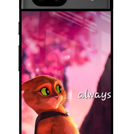 Always Cat Google Pixel 8A Glass Case