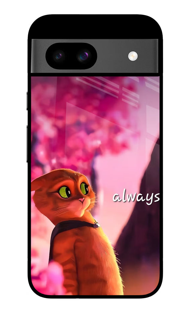 Always Cat Google Pixel 8A Glass Case