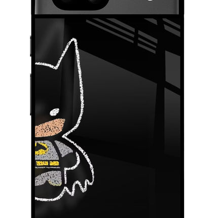 Bat Kitty Google Pixel 8A Glass Case