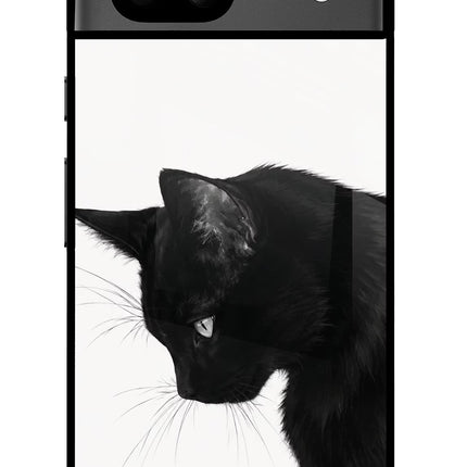 Shadow Gaze Google Pixel 8A Glass Case