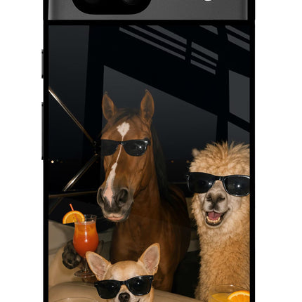 Party Squad Google Pixel 8A Glass Case