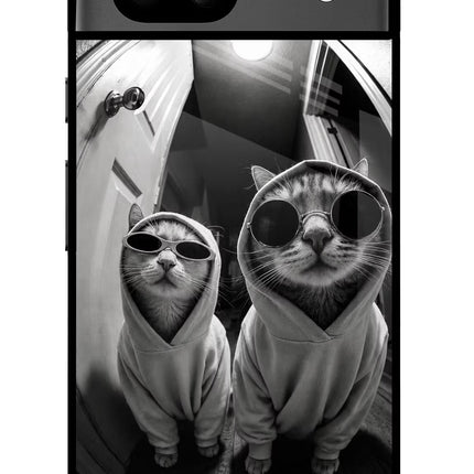 Hood Cats Google Pixel 8A Glass Case