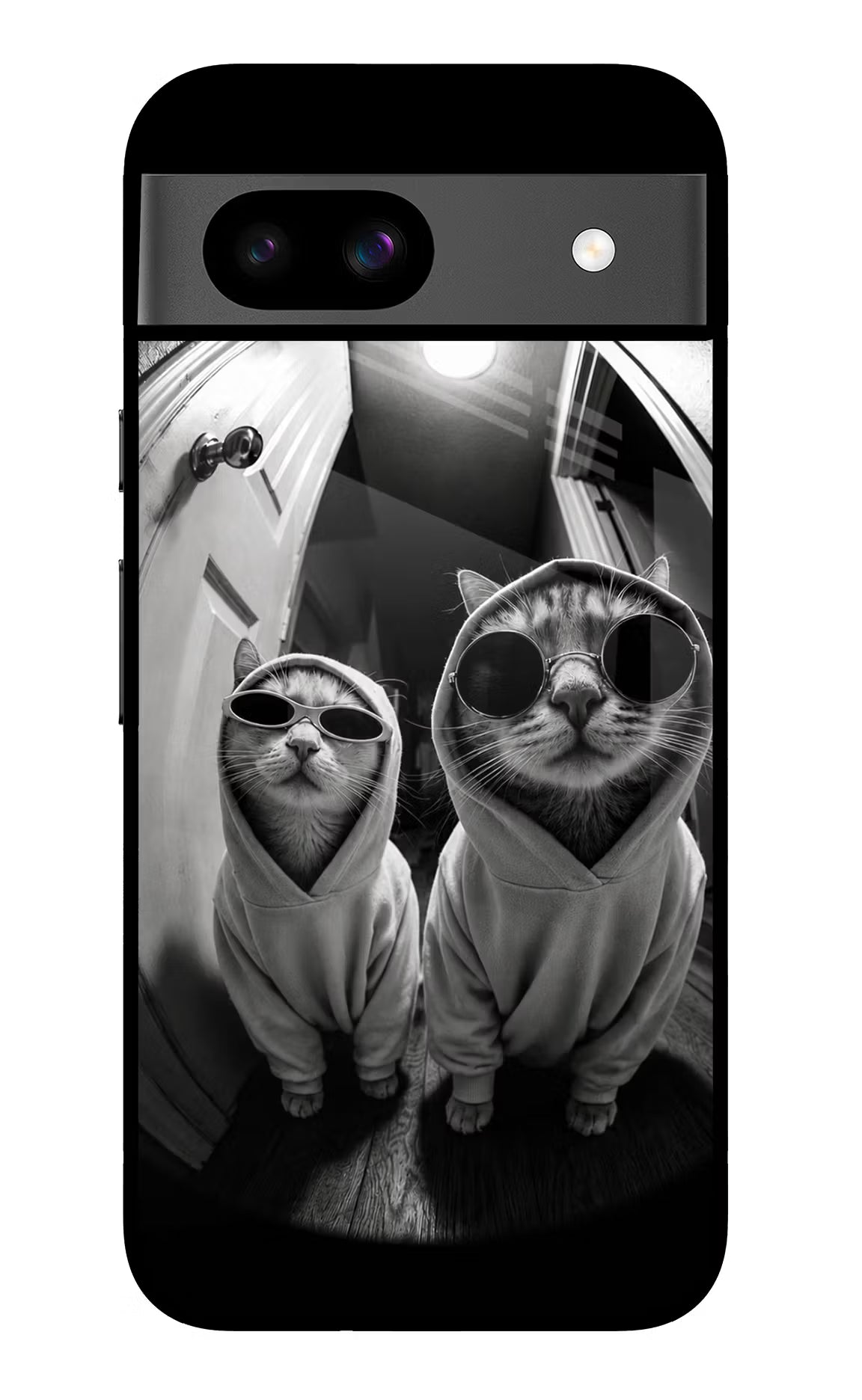 Hood Cats Google Pixel 8A Glass Case