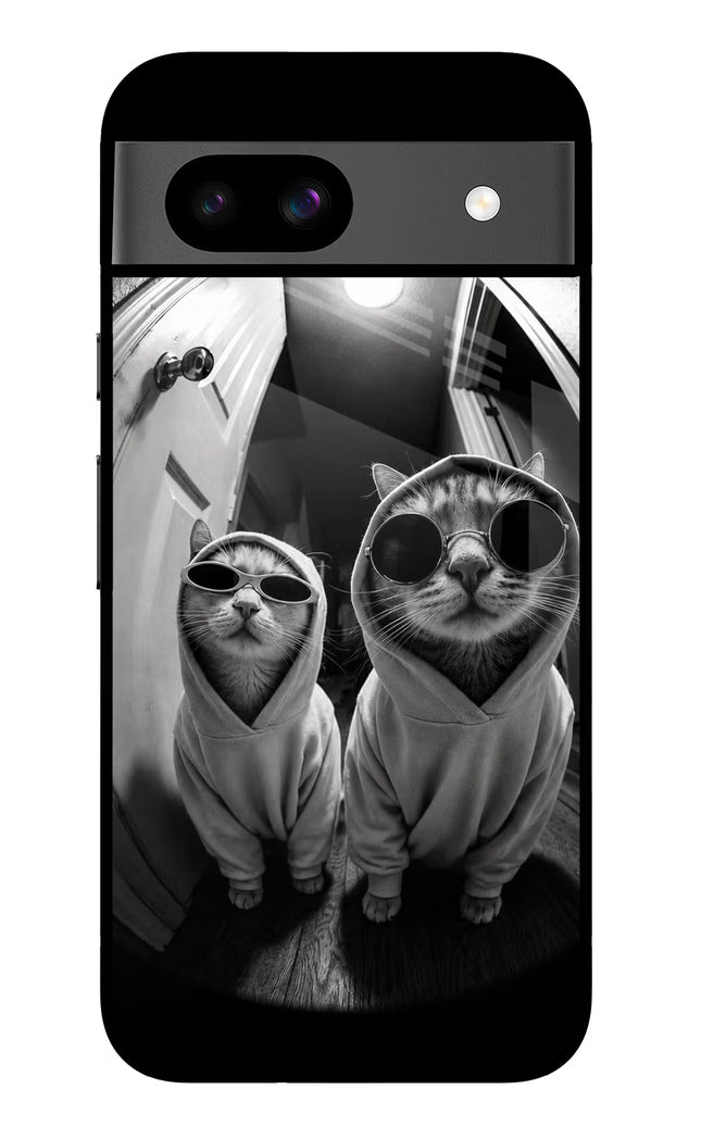 Hood Cats Google Pixel 8A Glass Case