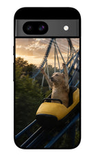 Rollercoaster Dog Google Pixel 8A Glass Case