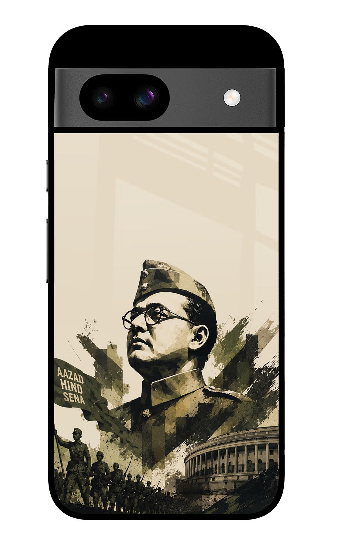 Netaji Rising Google Pixel 8A Glass Case