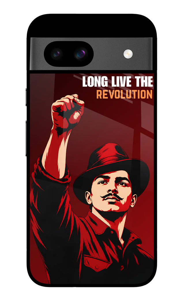 Bhagat Singh Revolution Google Pixel 8A Glass Case