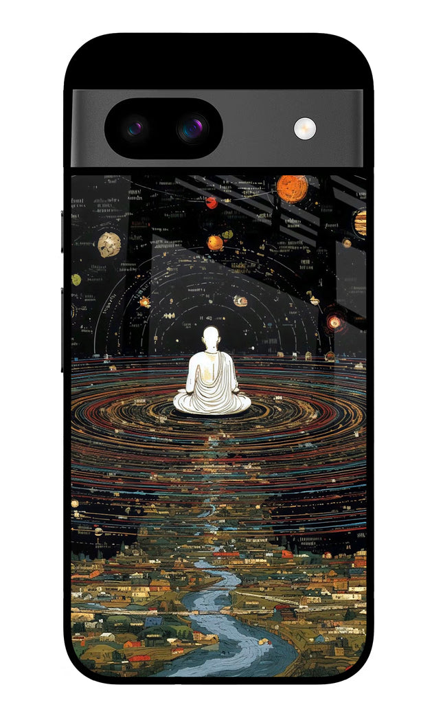 Space Monk Google Pixel 8A Glass Case