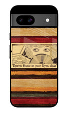 Vinyl Stripes Google Pixel 8A Glass Case