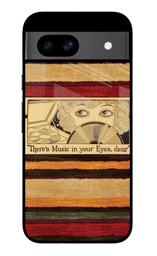 Vinyl Stripes Google Pixel 8A Glass Case