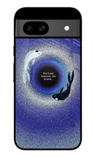Dark Koi Google Pixel 8A Glass Case