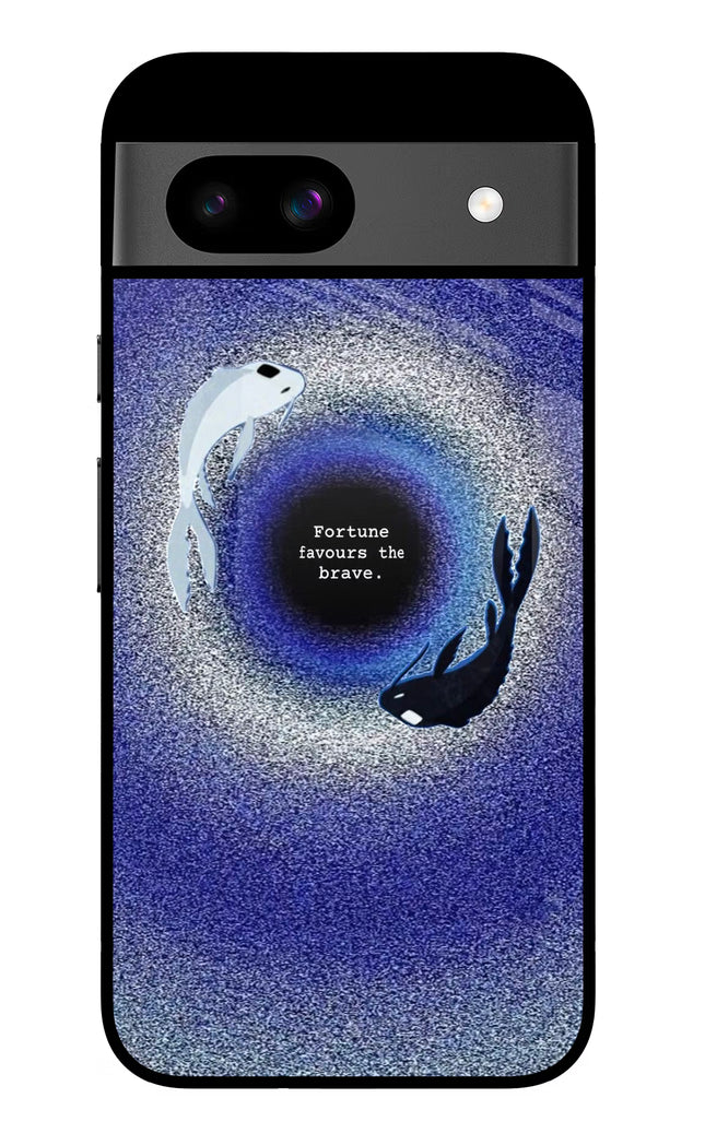 Dark Koi Google Pixel 8A Glass Case