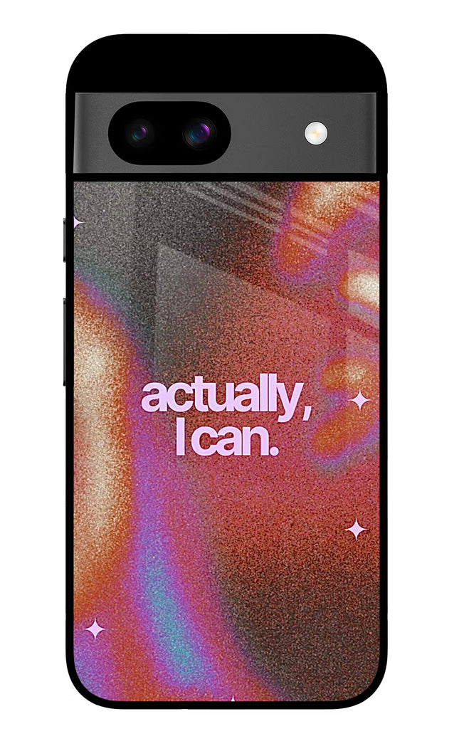 Pink Aura Google Pixel 8A Glass Case