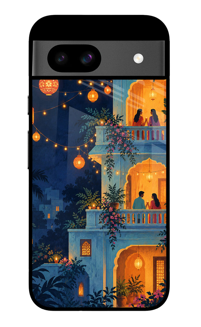 Balcony Glow Google Pixel 8A Glass Case