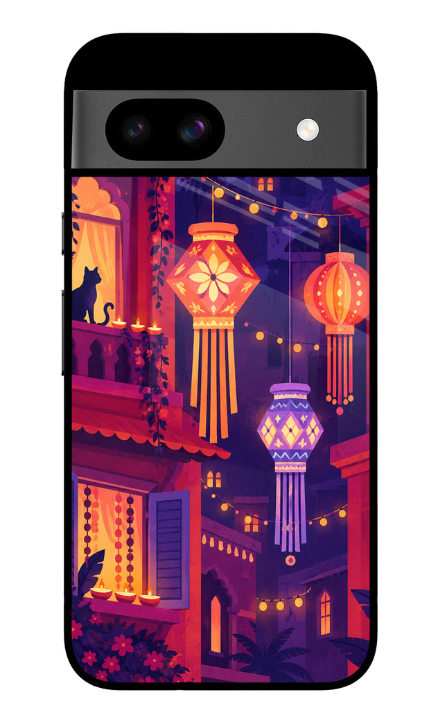 Lantern Lane Google Pixel 8A Glass Case