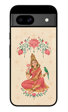 Goddess Lakshmi Google Pixel 8A Glass Case