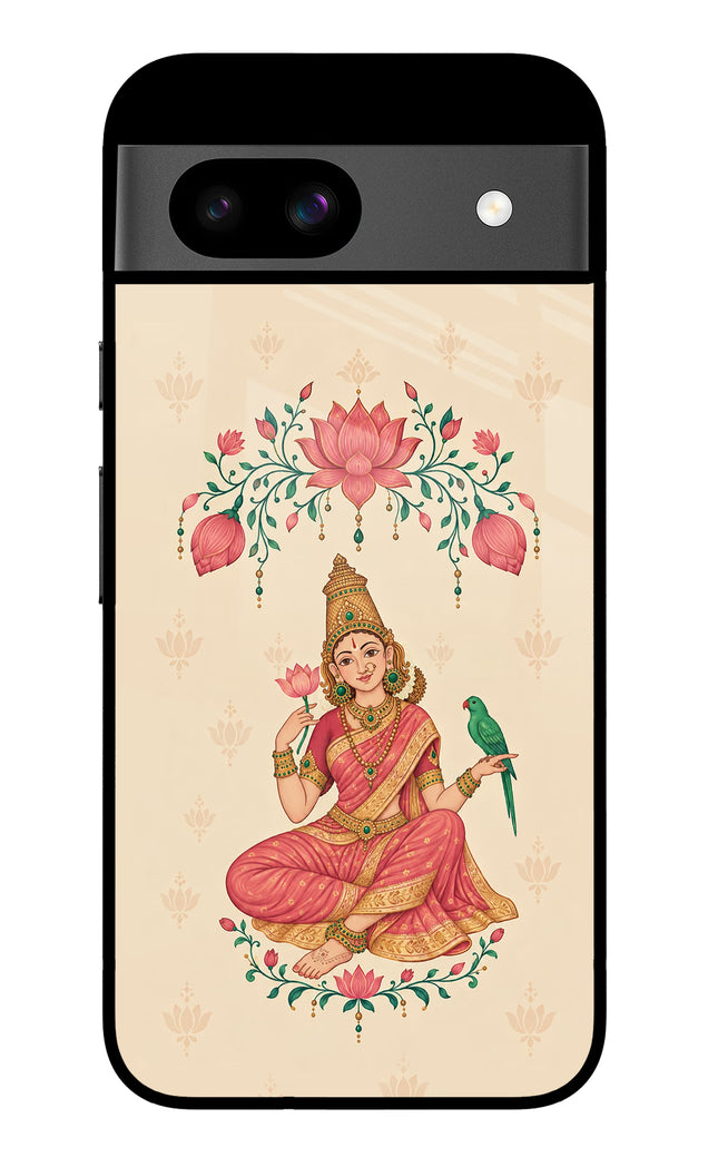 Goddess Lakshmi Google Pixel 8A Glass Case