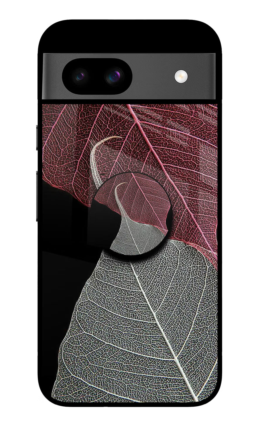 Leaf Pattern Google Pixel 8A Pop Case, Glass case