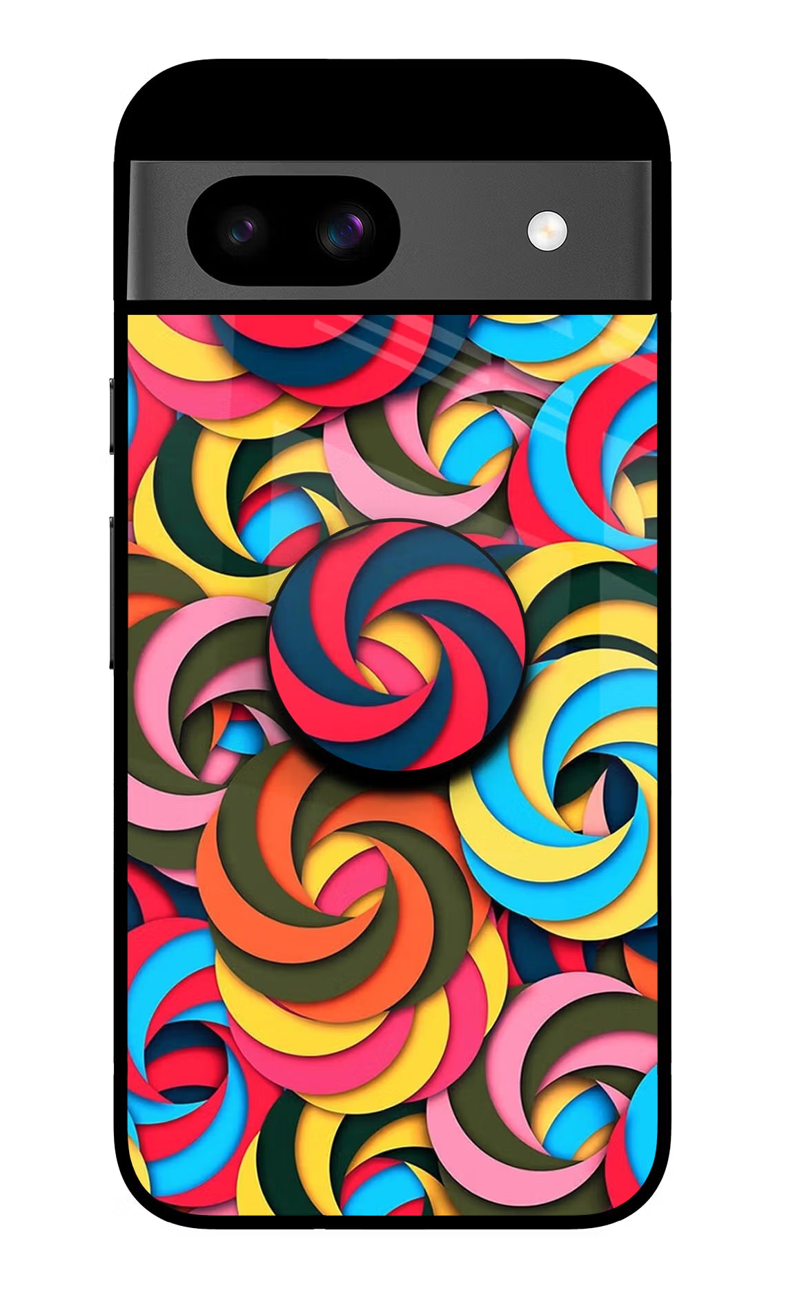 Spiral Pattern Google Pixel 8A Pop Case by Casekaro