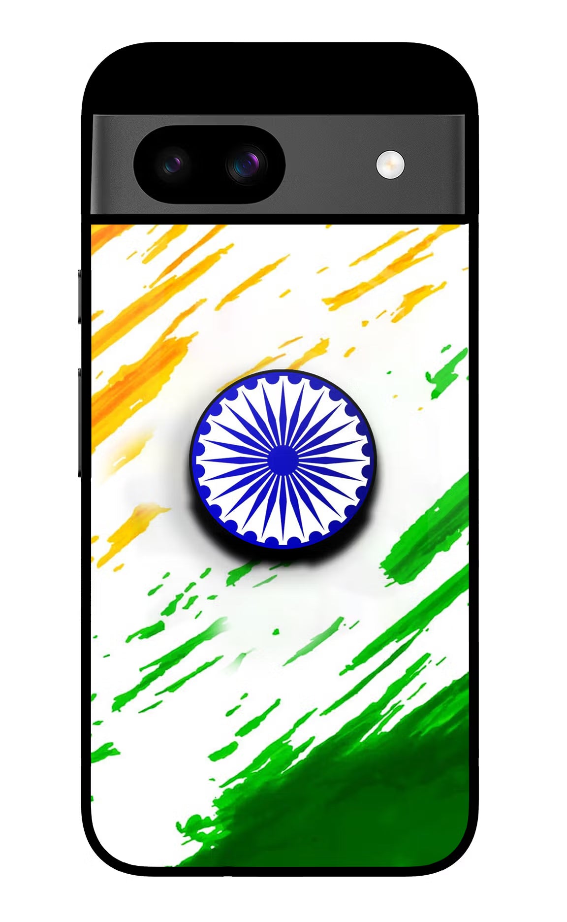Indian Flag Ashoka Chakra Google Pixel 8A Pop Case by Casekaro