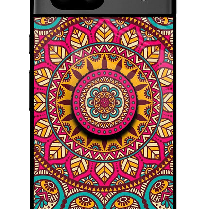 Mandala Google Pixel 8A Pop Case by Casekaro