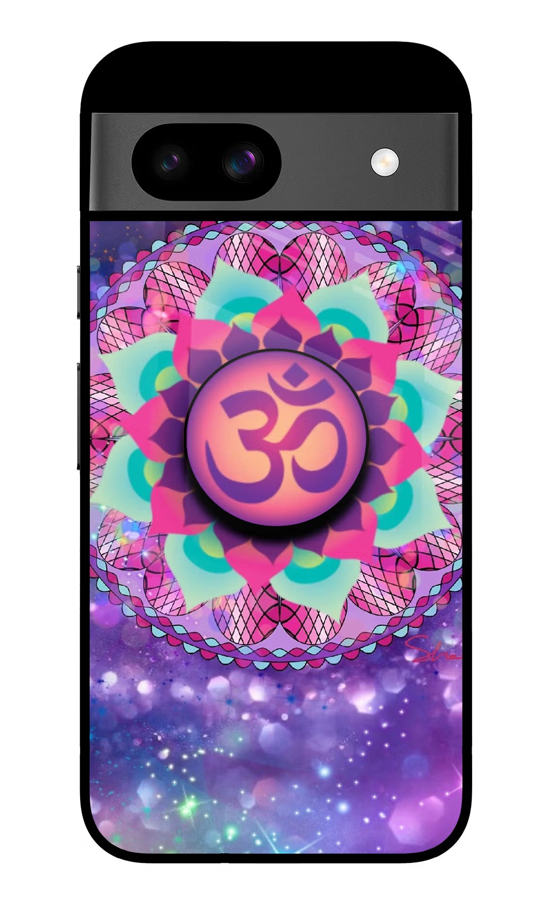 Om Purple Google Pixel 8A Pop Case by Casekaro