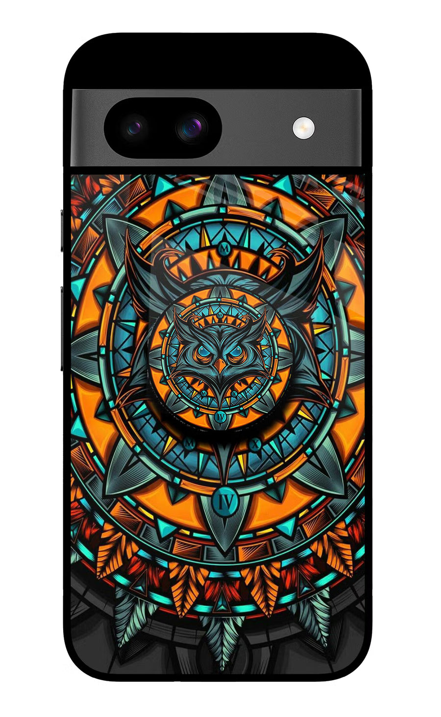 Angry Owl Google Pixel 8A Pop Case, Glass case