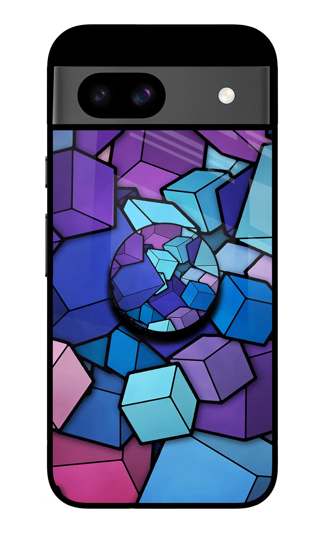 Cubic Abstract Google Pixel 8A Pop Case by Casekaro