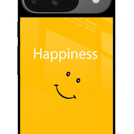 Happiness With Smiley Google Pixel 9 Glass Case