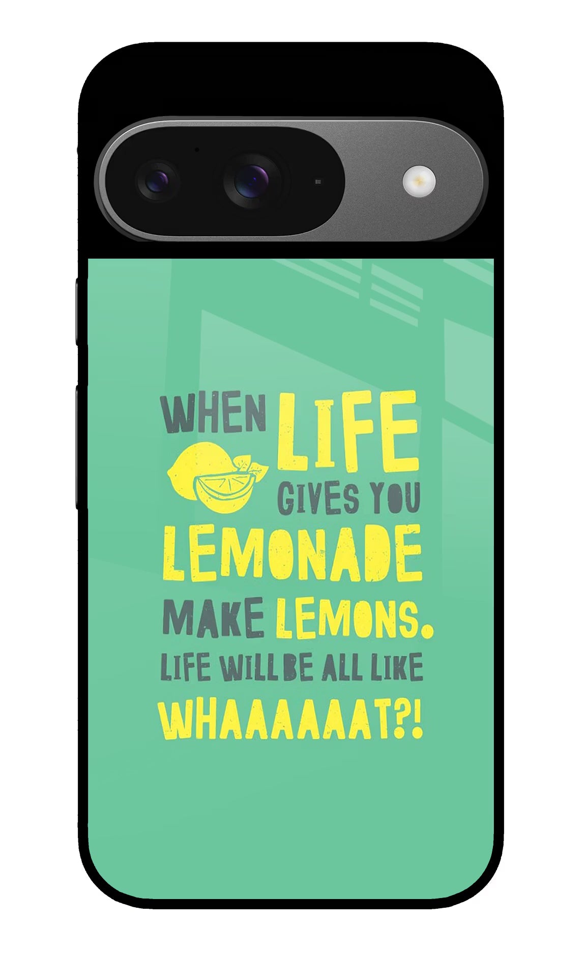 Quote Google Pixel 9 Glass Case Back Cover by Casekaro